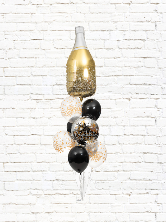 New Year’s Eve Glow: Elegant Balloon Bouquet