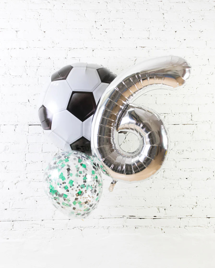 SOCCER THEME NUMBER BIRTHDAY BOUQUET