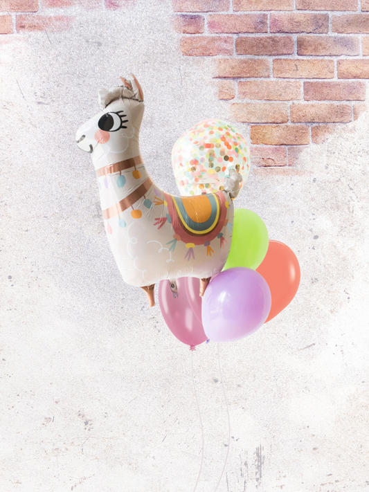 LLAMA BALLOON BOUQUET